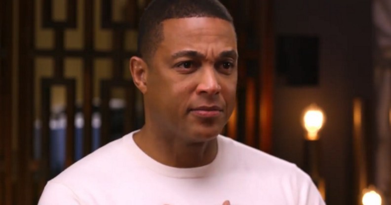 Don Lemon got choked up during the interview on Jussie Smollett