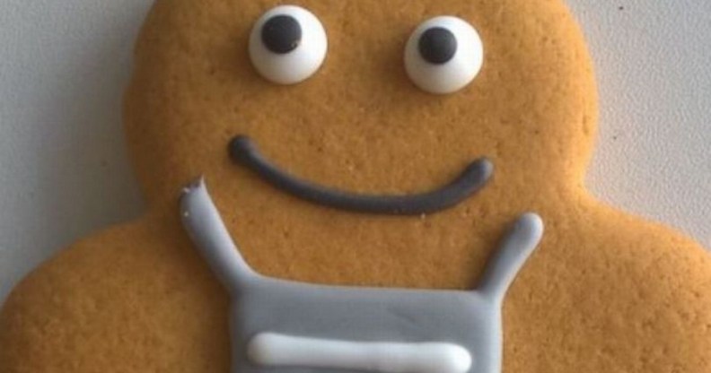 A picture from Co-op of its new gender neutral gingerbread person.