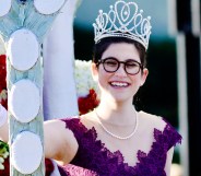 2019 Rose Queen Louise Deser Siskel participates in the 130th Rose Parade Presented By Honda 'The Melody Of Life' on January 01, 2019 in Pasadena, California, before becoming a target of hate from the Westboro Baptist Church.