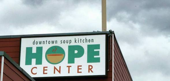 The Hope Center homeless shelter in Anchorage, Alaska