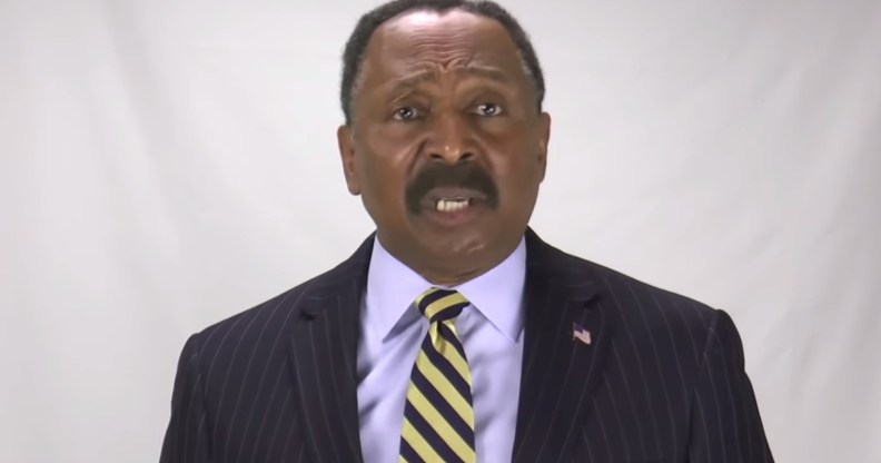 Photo of preacher E.W. Jackson