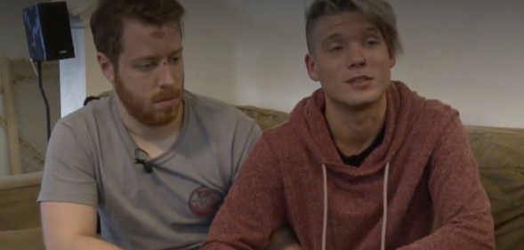 Gay couple Spencer Deehring and Tristan Perry