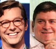 Sean Hayes and Mike Schur, who will helm new Netflix show Q-Force.