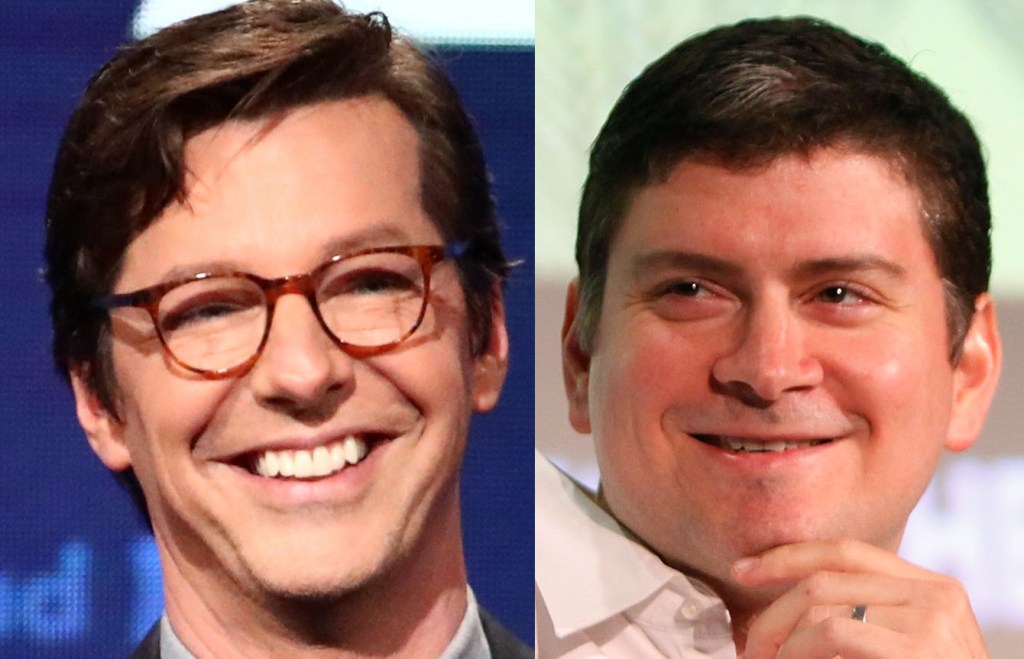 Sean Hayes and Mike Schur, who will helm new Netflix show Q-Force.