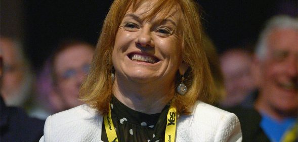 Joan McAlpine smiling