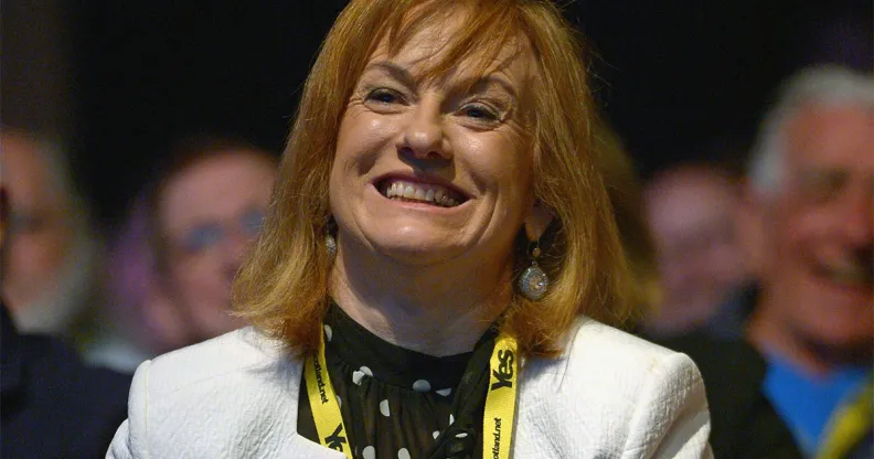 Joan McAlpine smiling