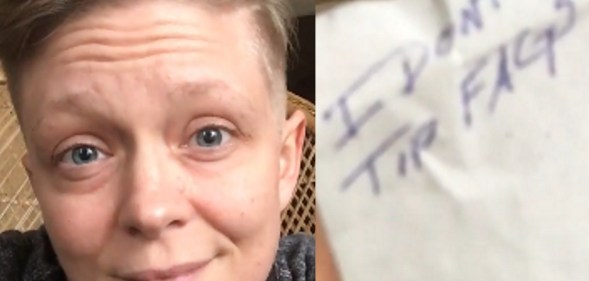 Michelle Crider, a lesbian waitress in Indiana who has gone viral with a Facebook video