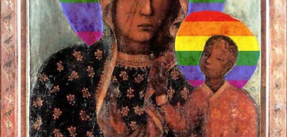 Activist detained by police in Poland over LGBT Virgin Mary images