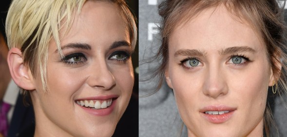 Photos of Mackenzie Davis and Kristen Stewart, who are set to star in Happiest Season