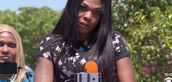 Photo of trans woman Muhlaysia Booker, who was attacked in a viral video clip.