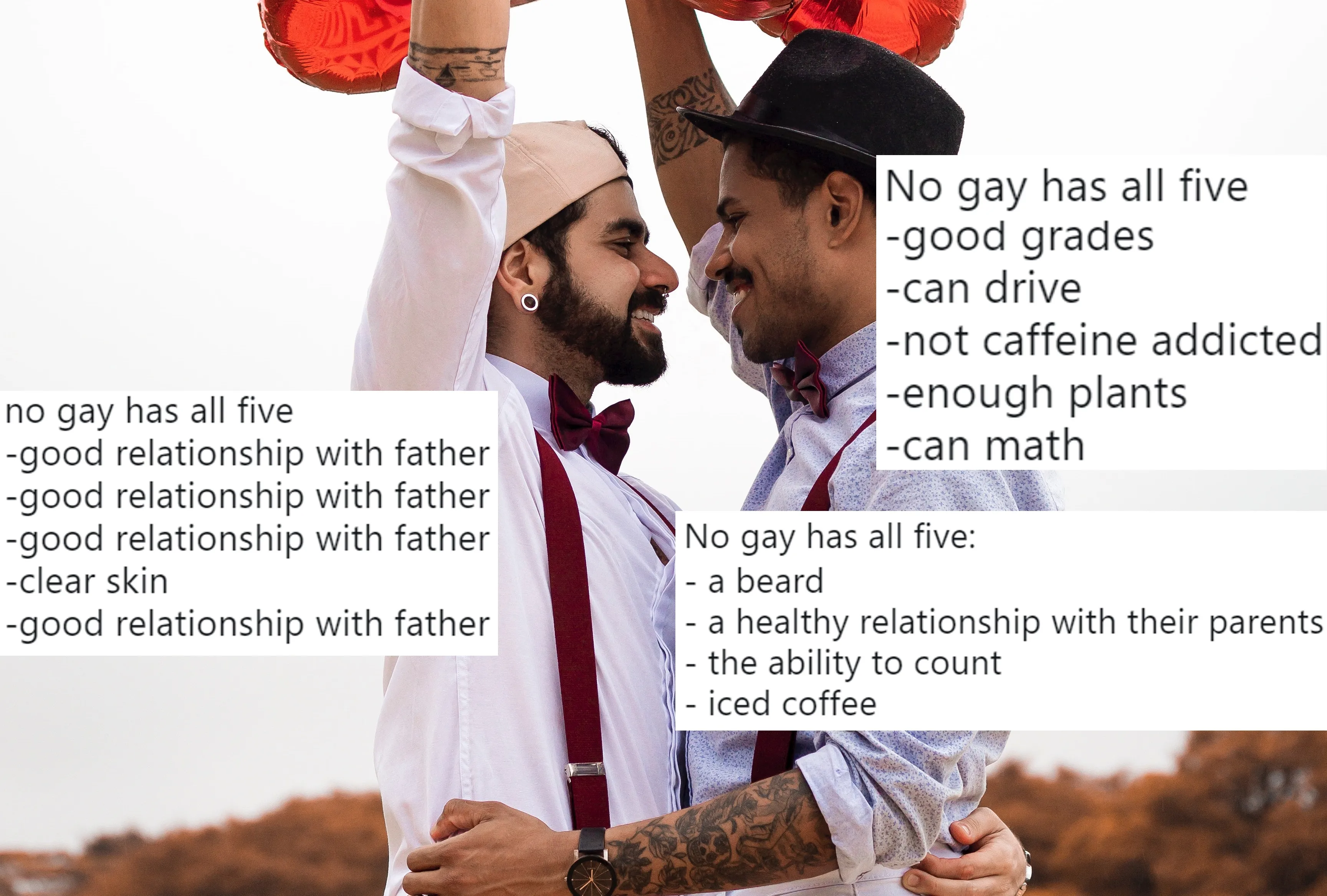 No Gay Has All Five Is The Best New Gay Twitter Meme Pinknews