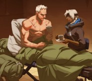 Soldier 76, also known as Jack Morrison, talks to Ana in the Overwatch story which shows he's gay