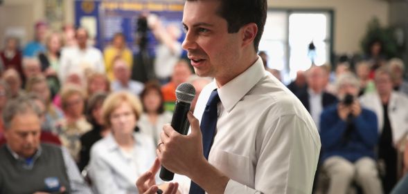 Pete Buttigieg faces anti-gay chants in Iowa