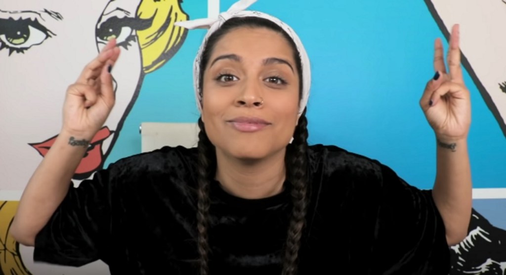 Canadian YouTuber Lily Singh in one of her videos before coming out as bisexual