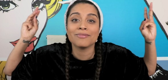 Canadian YouTuber Lily Singh in one of her videos before coming out as bisexual
