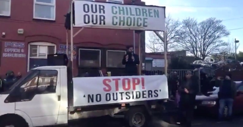 Protests at Birmingham school over LGBT-inclusive education