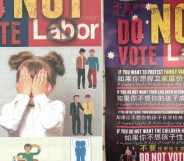 Homophobic flyers appear ahead of Sydney election.