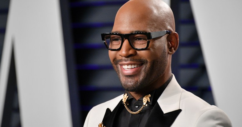 Queer Eye star Karamo Brown attends the 2019 Vanity Fair Oscar Party hosted by Radhika Jones at Wallis Annenberg Center for the Performing Arts on February 24, 2019 in Beverly Hills, California.