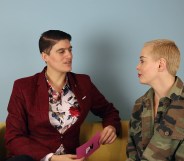 Non-binary model Rain Dove and actor Rose McGowan share details of their relationship (PinkNews)