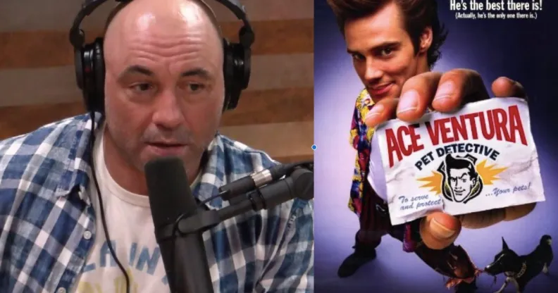 Joe Rogan said he "made a mistake" in watching Ace Ventura: Pet Detective with his daughters.