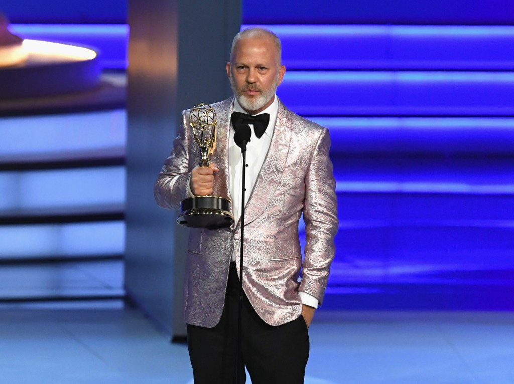 The Prom producer Ryan Murphy accepts the Outstanding Limited Series award for 'The Assassination of Gianni Versace: American Crime Story' onstage during the 70th Emmy Awards at Microsoft Theater on September 17, 2018 in Los Angeles, California.