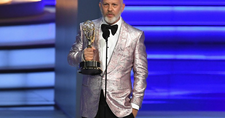 The Prom producer Ryan Murphy accepts the Outstanding Limited Series award for 'The Assassination of Gianni Versace: American Crime Story' onstage during the 70th Emmy Awards at Microsoft Theater on September 17, 2018 in Los Angeles, California.