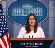 Sarah Sanders urged to resign over trans military ban 'misinformation'