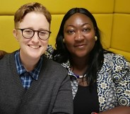 Stonewall's Ruth Hunt and UK Black Pride's Lady Phyll.