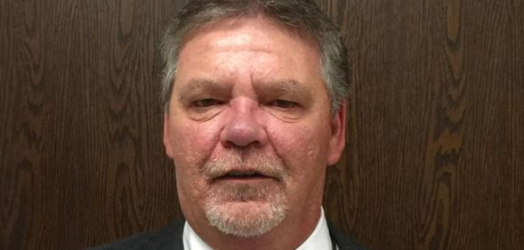 Lee Livengood, an assistant principal at Liberty High School, who was suspended for alleged harassment of trans student Michael Critchfield
