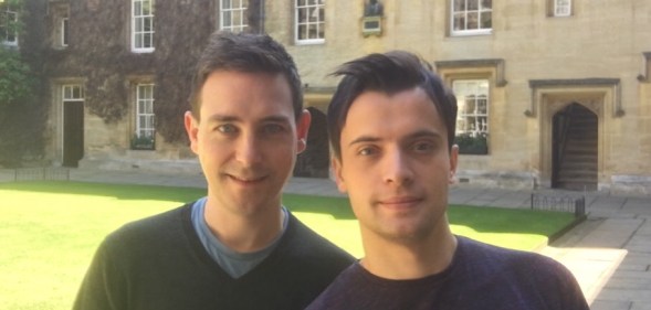 tech entrepreneurs and married gay couple Ryan o' Neill and Kaue Garcia.