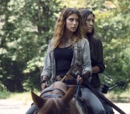 Lesbian couple Magna and Yumiko on AMC's The Walking Dead