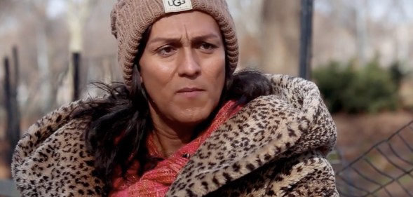 A trans woman who was mocked by police officers and arrested in pink handcuffs