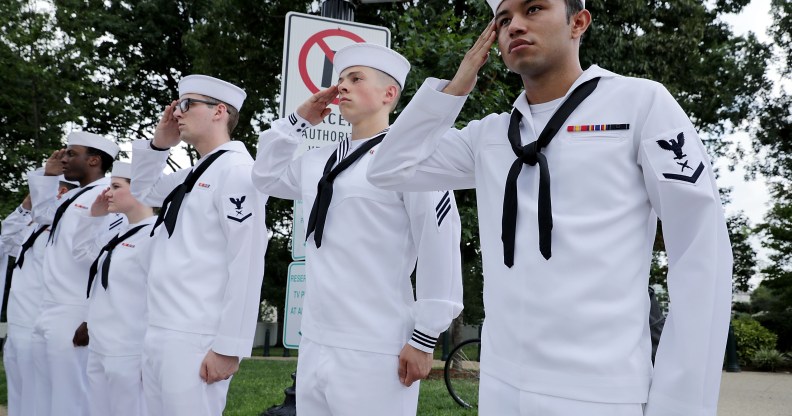 US Navy trans military ban