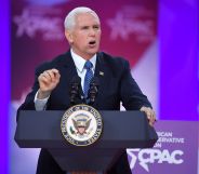 US Vice President Mike Pence, who was criticised by gay Indiana mayor Pete Buttigieg