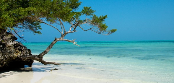 Pongwe Beach in Zanzibar, where ten men were arrested for being gay.