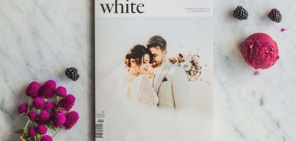 The front cover of an issue of White Magazine.