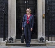 LONDON, ENGLAND - JULY 13: Amber Rudd leaves Downing Street after being appointed Home Secretary on July 13, 2016 in London, England. The UK's New Prime Minister Theresa May began appointing the key Ministerial positions in her cabinet shortly after taking up residence at Number 10 Downing Street. She has appointed Philip Hammond as Chancellor and George Osborne has resigned. (Photo by Jack Taylor/Getty Images)