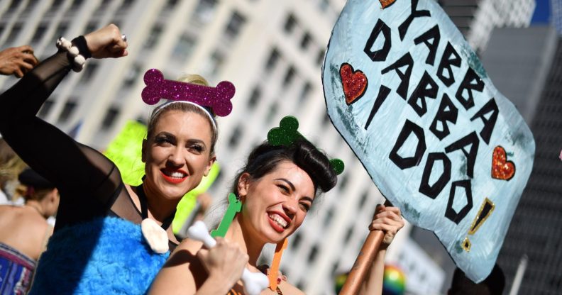 Equal marriage activists in Australia (SAEED KHAN/AFP/Getty Images)