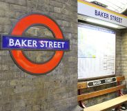 Baker Street station, where a man has been spared jail for shouting homophobic abuse