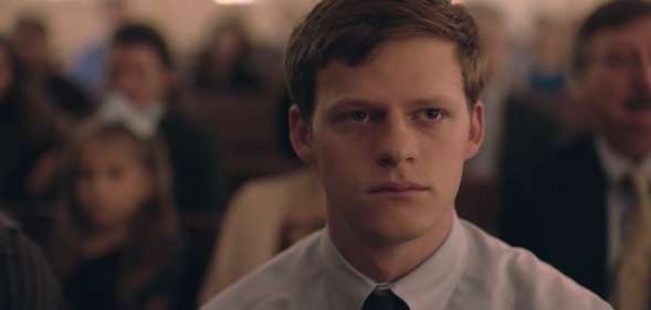 Lucas Hedges as Jared Eamons in Boy Erased