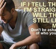 Straight Pride Poster: If I tell them I'm straight will they still like me?