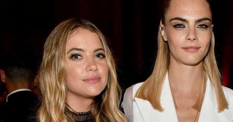 Ashley Benson and Cara Delevingne attend TrevorLIVE NY 2019 at Cipriani Wall Street on June 17, 2019 in New York City.