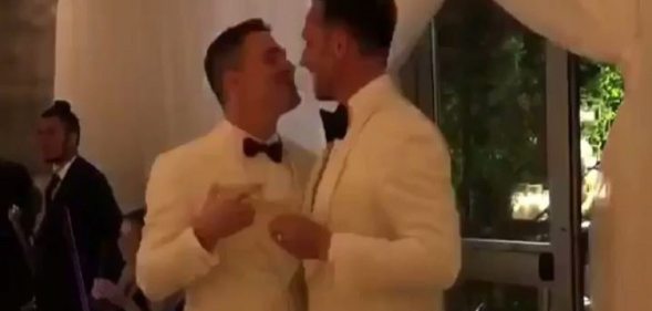 Colton Haynes and Jeff Leatham