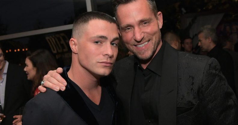 Colton Haynes and Jeff Leatham