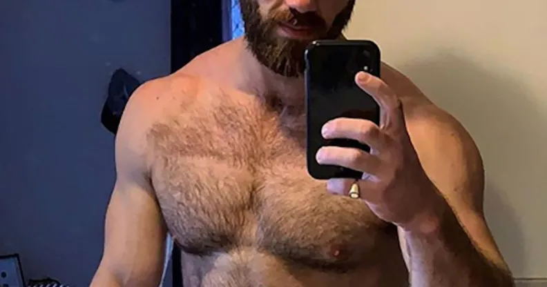 Dave Marshall, a gay wrestler, who is making gay porn to raise funds for charity