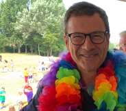 Bob Seely celebrating a gay Pride festival