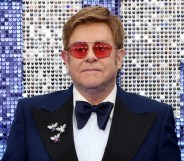 Sir Elton John attends the Rocketman UK premiere at Odeon Luxe Leicester Square on May 20, 2019 in London, England.