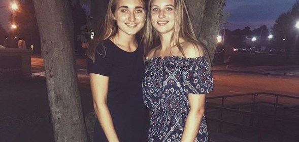 Lesbian athlete Emily Scheck and her girlfriend Justyna are still together.