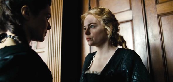 Emma Stone and Rachel Weisz in lesbian film The Favourite