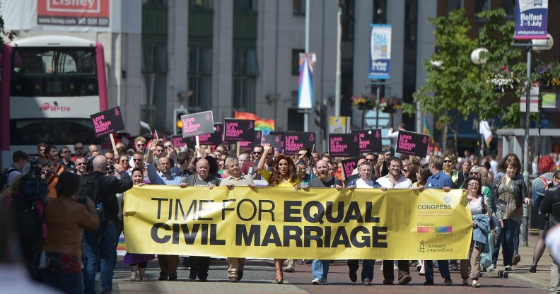 MPs vote equal marriage northern Ireland